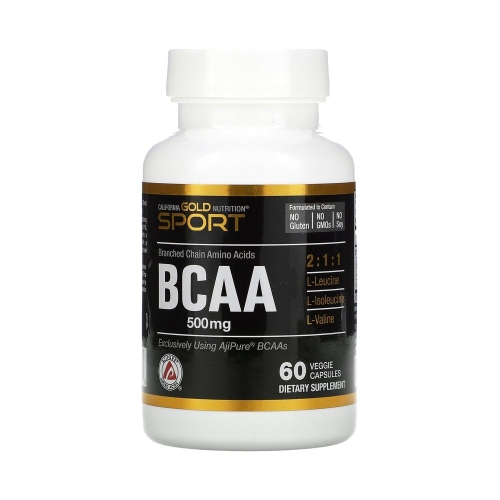 캘리포니아골드뉴트리션 BCAA 500mg 60캡슐