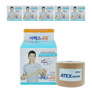 아텍스 스포츠테이핑 이동국 근육테이프 5MX6개 키네시올로지