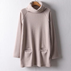 아이우먼 소프트폴라넥롱니트티 KYF883M112 빅사이즈