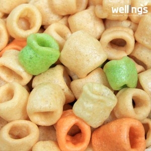 우리식품  업소용 대용량 뻥튀기 박스포장 마카로니1.6kg