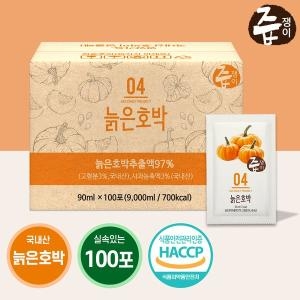 케이에프한국자연농산 즙쟁이 늙은호박즙 90ml 100포