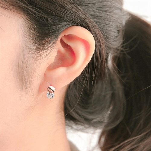 이랜드  로이드 미니멀 스톤 데일리 10K Gold 귀걸이 LPTK1008T