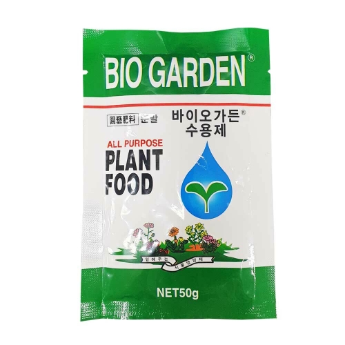 왁스콜렉션 바이오가든 수용제 50g -비료 거름 식물영양제 분갈이흙 상토 화분 텃밭 - 에누리 가격비교