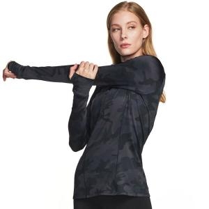 테슬라 여성 패턴 쿼터집업 기모안감 티셔츠TM-XKZ06