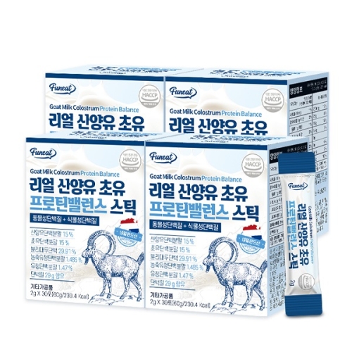 퍼니트 리얼 산양유 초유 프로틴밸런스 스틱 2g 30포