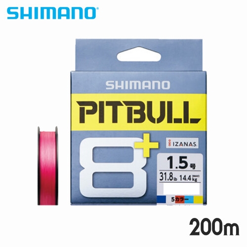 시마노  LD-M61T 핏불8+ 200m 5색 0.4호/8합사 PE라인