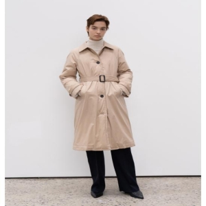 EnC 제인송 Goose Down Single-Breasted Tr h Coat Beige JUJC205-70