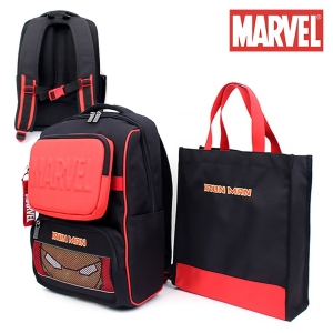 마블 아이언맨 초등학교 책가방 실내화주머니 세트