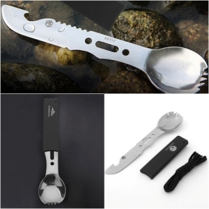 캠핑 숟가락 포크 블랙 캠핑용식기 캠핑키친툴