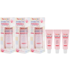 예꼬맘  치카케어 치약 3단계 60g + 미니치약 15g