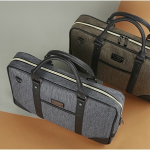 지앤비 남자 사무용 토트백 회사원 정장 가방 회사 비지니스 문서 업무용 가벼운 서류가방 디자인:TRD_CA387 그레이