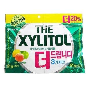 오리온  더 자일리톨 리필 122g