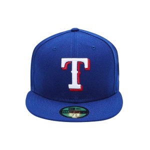 뉴에라 어센틱 사이즈캡 텍사스 레인저스 게임 블루 70331938