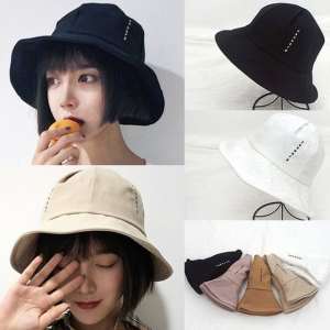 코튼 버킷햇 와이어벙거지S972재뉴어리 W95C324