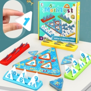 맥킨더  트리오미노스 곱셉 나눗셈 루미큐브 트라이팩타 삼각연산게임 수학보드게임 학습용보드게임 보드게임 B190