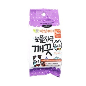 에티펫 눈물자국 깨끗 물티슈 30매