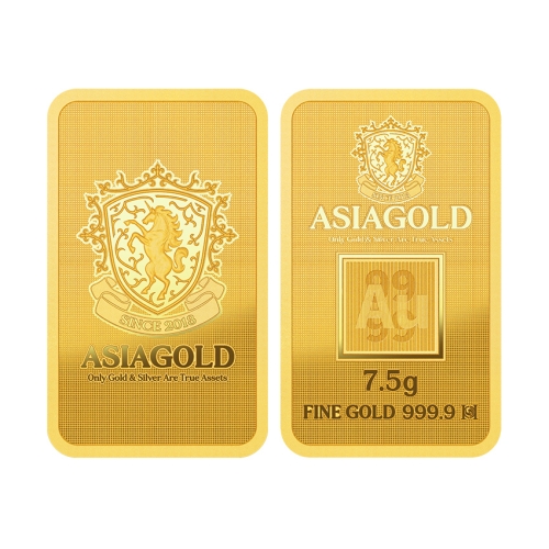 아시아골드  잠상 프레스 골드바 7.5g
