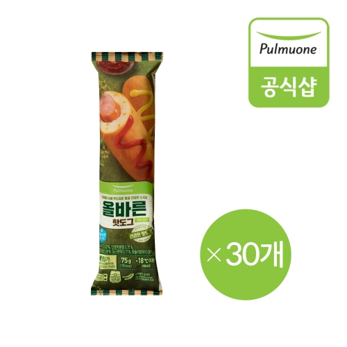 풀무원  올바른 핫도그30개_생산직송