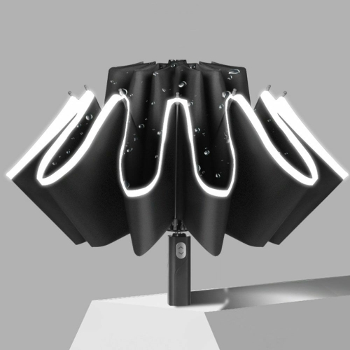 오너클랜 튼튼한 고급 거꾸로 접는 우산 3단자동우산 우양산 W8495AE