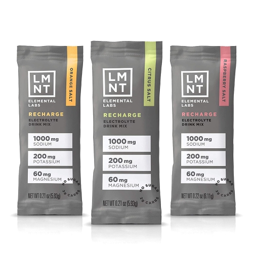 LMNT 케토 전해질 음료 파우더 3가지 맛 팩 12봉입
