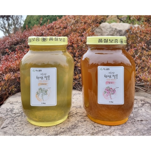 피아골미선씨 지리산 천연 아카시아 잡화 국내산 토종 벌꿀 2.4kg