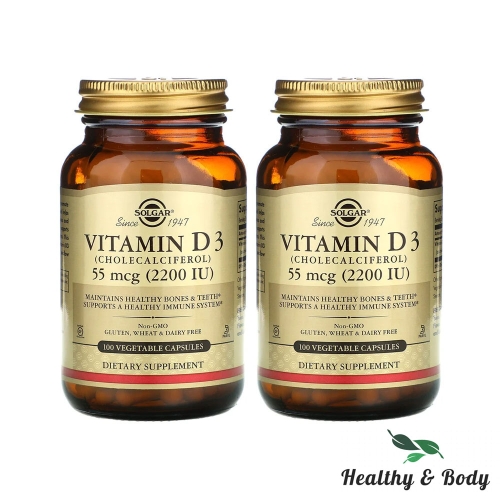 솔가 비타민 D3 2200 IU 100캡슐