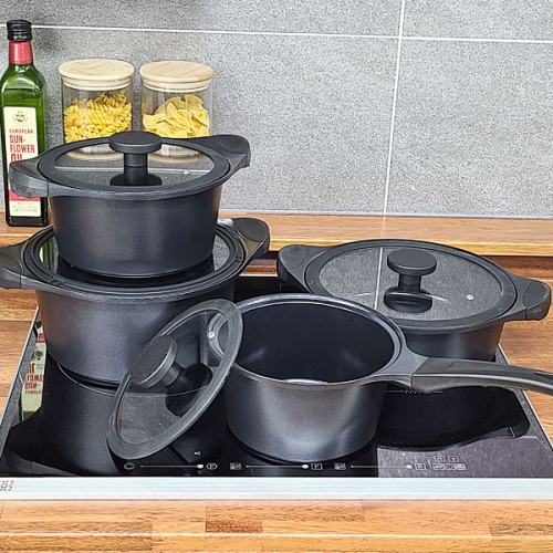 드림셰프  IH 서빙 세라믹 냄비 4종 (편수18+양수20,24+전골24)