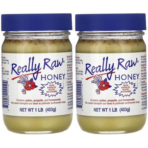 Really Raw Honey 허니 꿀 1 lb  453g  2개