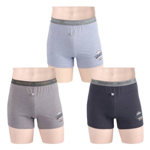 엠알주니어 MR 주니어 트렁크 팬티 레이온 남학생 사각팬티 3종