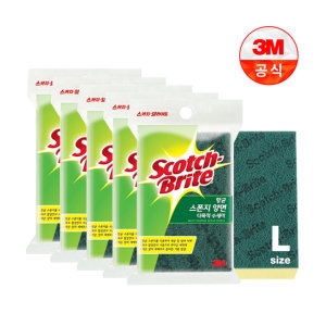 3M 스카치브라이트 다목적 수세미 (중) 찌든때 세척용