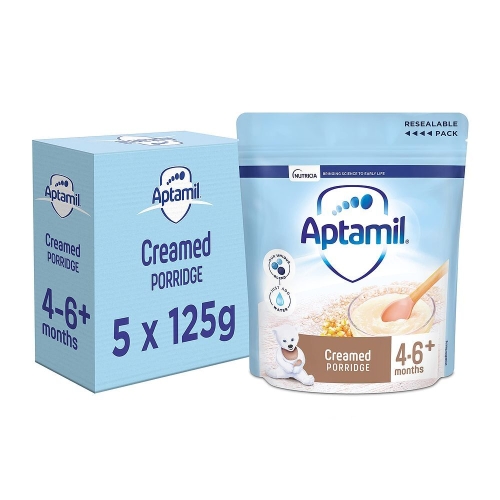 압타밀 영국 오트밀 시리얼 죽 이유식 크림 오리지날 125g 5팩