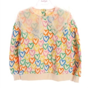 로엠걸즈 하트뿜뿜 빅에리 융기모 맨투맨 RGMA21D1U_2001