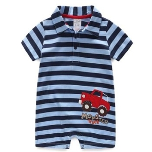 조이멀티 몬스터트럭 카라반팔 유아우주복 300042