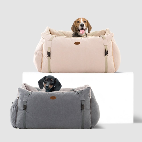 펫테일 드라이빙 강아지 카시트 차콜그레이