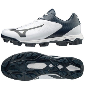 미즈노  포인트화 웨이브 셀렉나인 192214 백+남 야구화 250