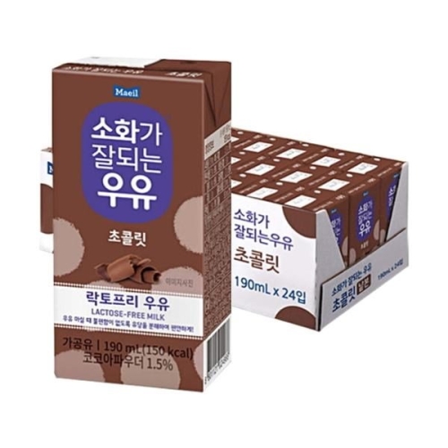 매일유업  소화가 잘되는 우유 초콜릿 190ml