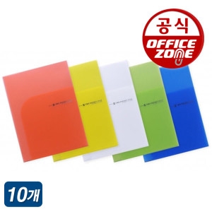 오피스존  투포켓 화일 10개입 두꺼운 커버 문서 서류 보관 홀더