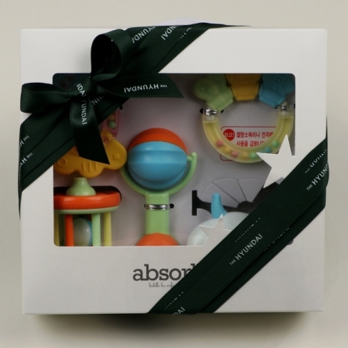 압소바 옥수수사출딸랑이세트 출산선물 AOB36705