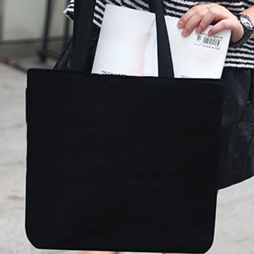 쿠디 블랙 순면 무지 에코백 캔버스백 대 vol.25 W8DA1E0 W8DA1E0