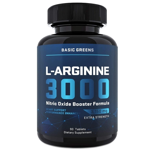 베이직그린 L 아르기닌 산화질소 부스터 90정 원띵