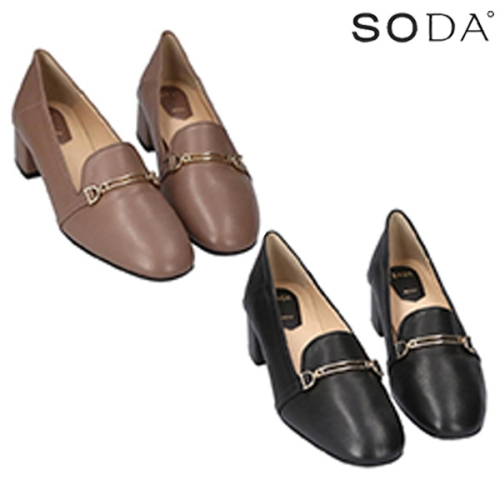 소다 여성 플랫 수제화구두 ALF115