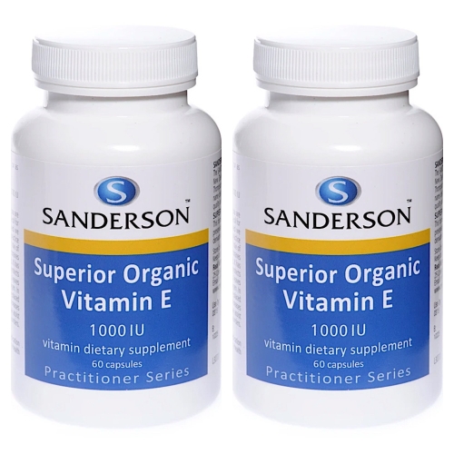 샌더슨 오가닉 비타민E 1000IU 60정
