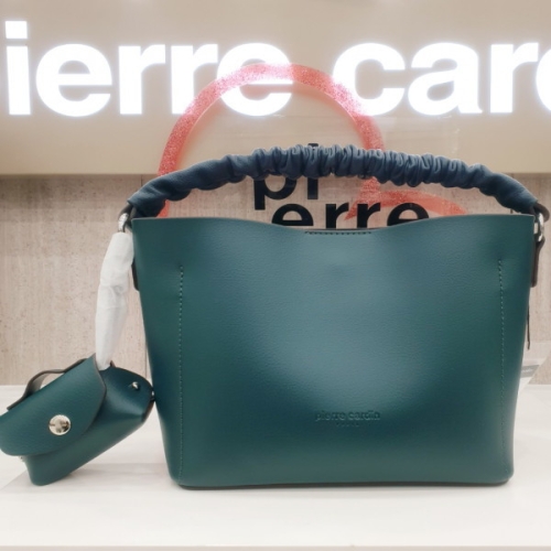 피에르가르뎅 유니크한 주름핸들 토드엔 크로스백 19ㆍ5ㅡ17ㅡ9