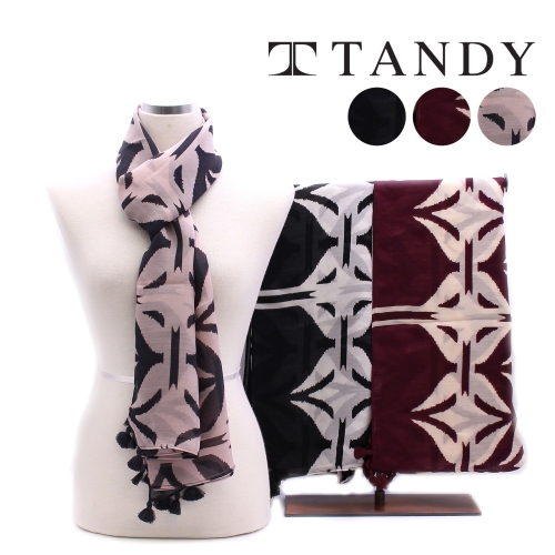 탠디    키티아 스카프 TDFP097GYF