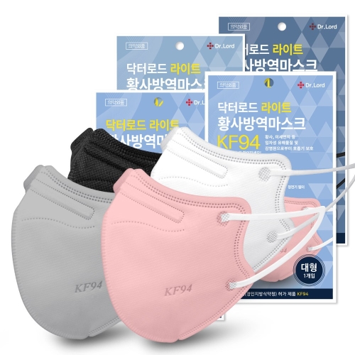 닥터로드 KF94 새부리형 대형 마스크 일회용 여름 황사 미세먼지 여름용 숨편한 쿨마스크 FDA 라이트 10매