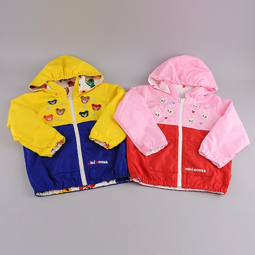 미키하우스3 현대부산 11M100401 04 MH 얼굴 블럭 점퍼 90∼120