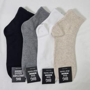 남성 빅 사이즈 여름 면 양말 덧신 10켤레 mm 280-300