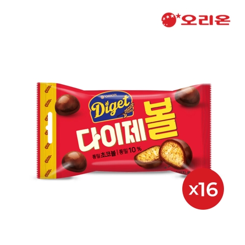 오리온  다이제볼 42g