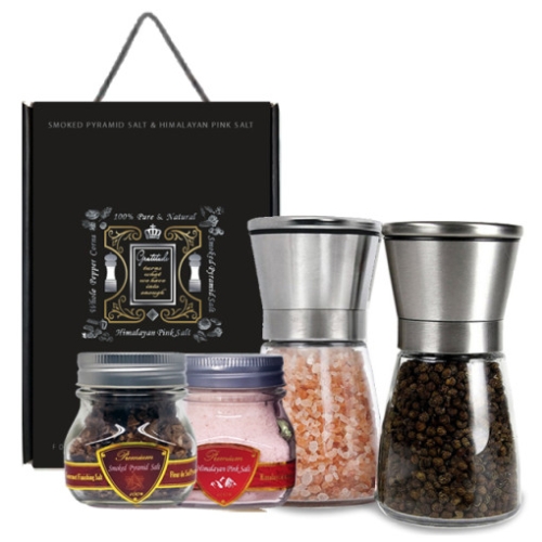 서진산업 히말라야 핑크소금 핑크솔트 블랙통후추 그라인더  고메3호 선물세트 답례품