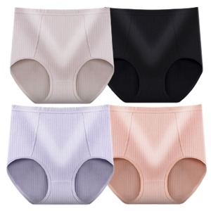 이너퀸 빅사이즈 면스판 2XL6XL 골지 팬티 4266팬티